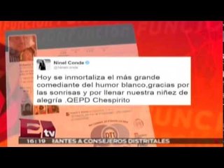 Peña Nieto lamenta muerte de Chespirito / #RIPChespirito
