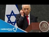 Armonía, gran virtud de México: Shimon Peres
