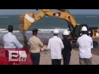 Colocan primera piedra de ampliación del puerto de Veracruz / Vianey Esquinca