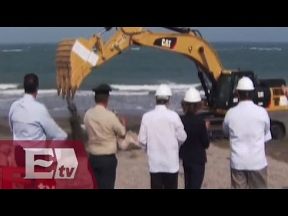 Colocan primera piedra de ampliación del puerto de Veracruz / Vianey Esquinca