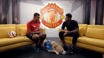 Marcus Rashford tells blind footballer he is an inspiration