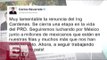 Carlos Navarrete lamenta renuncia de Cuauhtémoc Cárdenas al PRD / Vianey Esquinca