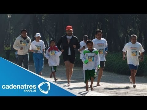 Realizan carrera en apoyo a niños triquis basquetbolistas