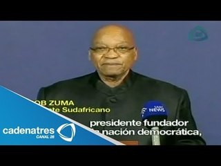 Download Video: Presidente sudafricano Jacob Zuma anuncia la muerte de Nelson Mandela