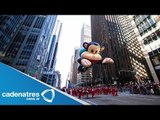 Globos gigantes desfilaron por las calles de Nueva York