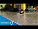 Frente frío 14 provoca inundaciones en Ciudad del Carmen