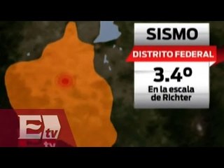 Se registra sismo de 3 4 grados en la Ciudad de México / Vianey Esquinca