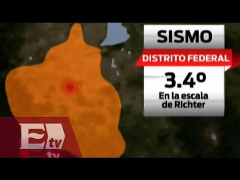 Se registra sismo de 3 4 grados en la Ciudad de México / Vianey Esquinca