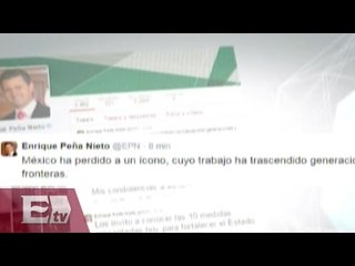 Peña Nieto lamentó la muerte de `Chespirito´ / #DescanseEnPaz