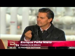 Presidente Peña Nieto inaugura el gasoducto 'Los Ramones' / Vianey Esquinca