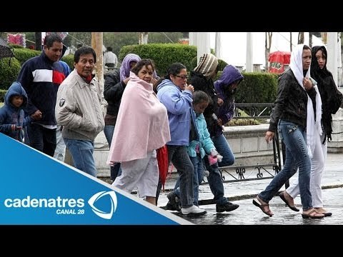 Habitantes de Toluca comienzan a prepararse para las bajas temperaturas