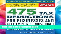 F.R.E.E [D.O.W.N.L.O.A.D] 475 Tax Deductions for Businesses and Self-Employed Individuals: An