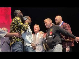 Deontay Wilder vs Tyson Fury ERUPTS INTO CHAOS!!!