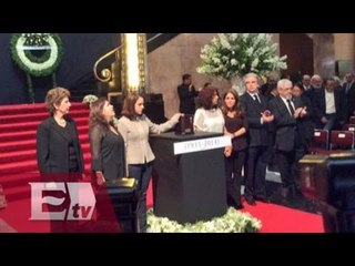 Así fue el homenaje a Vicente Leñero en el Palacio de Bellas Artes / Pascal Beltrán