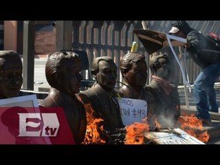 CETEG causa destrozos en Palacio de Gobierno / Excélsior Informa