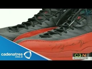 Subastan los tenis de Michael Jordan que uso en 1997