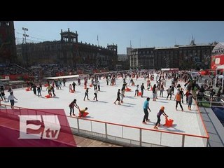 Pista de Hielo en el Zócalo a partir del Lunes / Comunidad con Óscar Cedillo