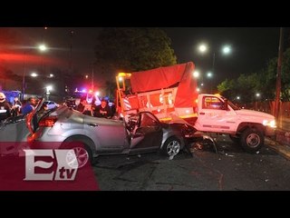 Video herunterladen: Se registran múltiples accidentes de auto en la Ciudad de México / Vianey Esquinca