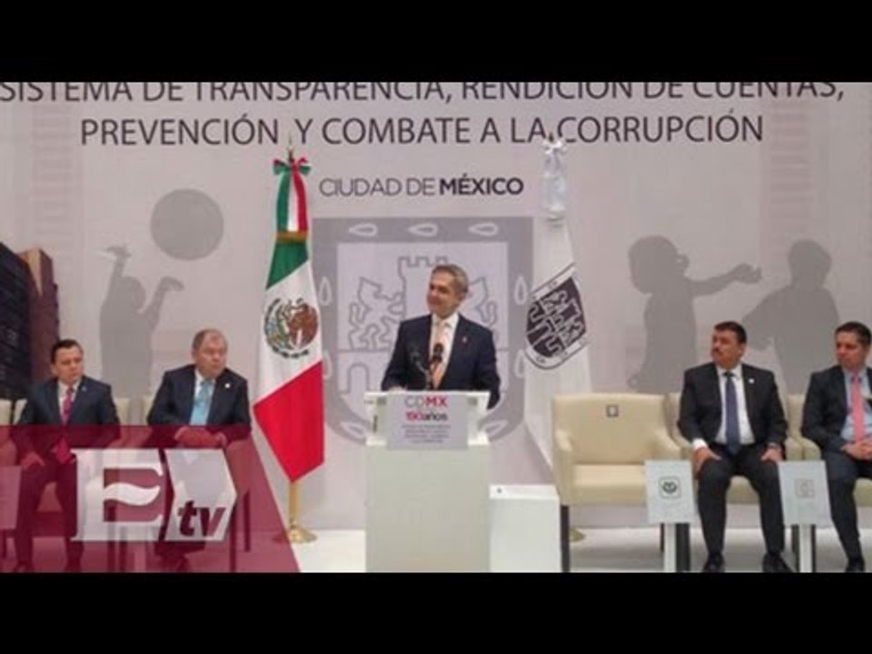 Mancera ordena a su gabinete hacer públicos sus bienes / Excélsior Informa