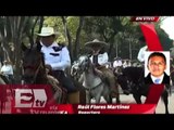 Cabalgata en la ciudad de México / Excélsior en la media