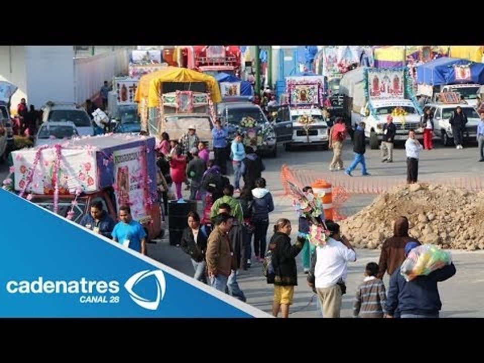 Peregrinos llegan a la Estancia del Peregrino para ver a la Virgen de Guadalupe