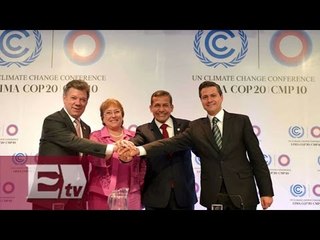 Peña Nieto firma pacto por cambio climático en Perú / Excélsior Informa