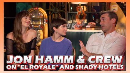 Jon Hamm and Crew on "El Royale" And Shady Hotels