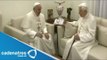Papa Francisco visita a Benedicto XVI para desearla feliz Navidad