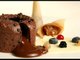 Pastel de chocolate tibio con fudge de menta / Pastel de chocolate fácil