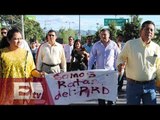 Maestros vandalizan instalaciones del INE en Acapulco / Vianey Esquinca