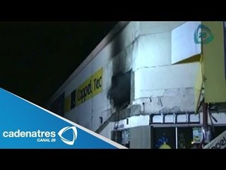 Se incendia tienda departamental en Nuevo Laredo; no hay víctimas mortales