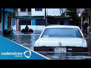 Télécharger la video: Lluvias inundan Villahermosa, Tabasco, en Navidad; instalan albergues para damnificados