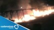 Se incendian comercios de pirotecnia en San Juan Chamula, Chiapas