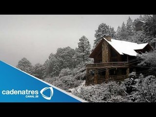 Скачать видео: ALERTA en Arteaga por fuetes nevadas / Nevadas históricas en México