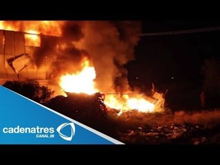 Se registra incendio en puestos de cohete de Cancún, Quintana Roo