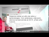 Desea Peña Nieto prosperidad y paz para las familias mexicanas en 2015 / Todo México