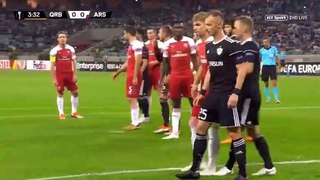 Sokratis Goal HD - Qarabag 0-1 Arsenal 04.10.2018