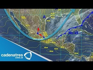 Alerta por efectos del frente frío 23 / Frente frío 23