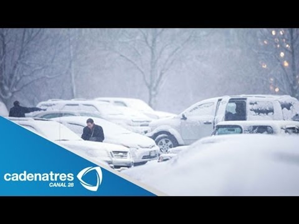 Estados Unidos bajo cero / Fuertes nevadas en Estados Unidos / VIDEO