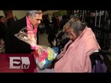 Mancera convive en Nochebuena con adultos mayores/ Excélsior Informa