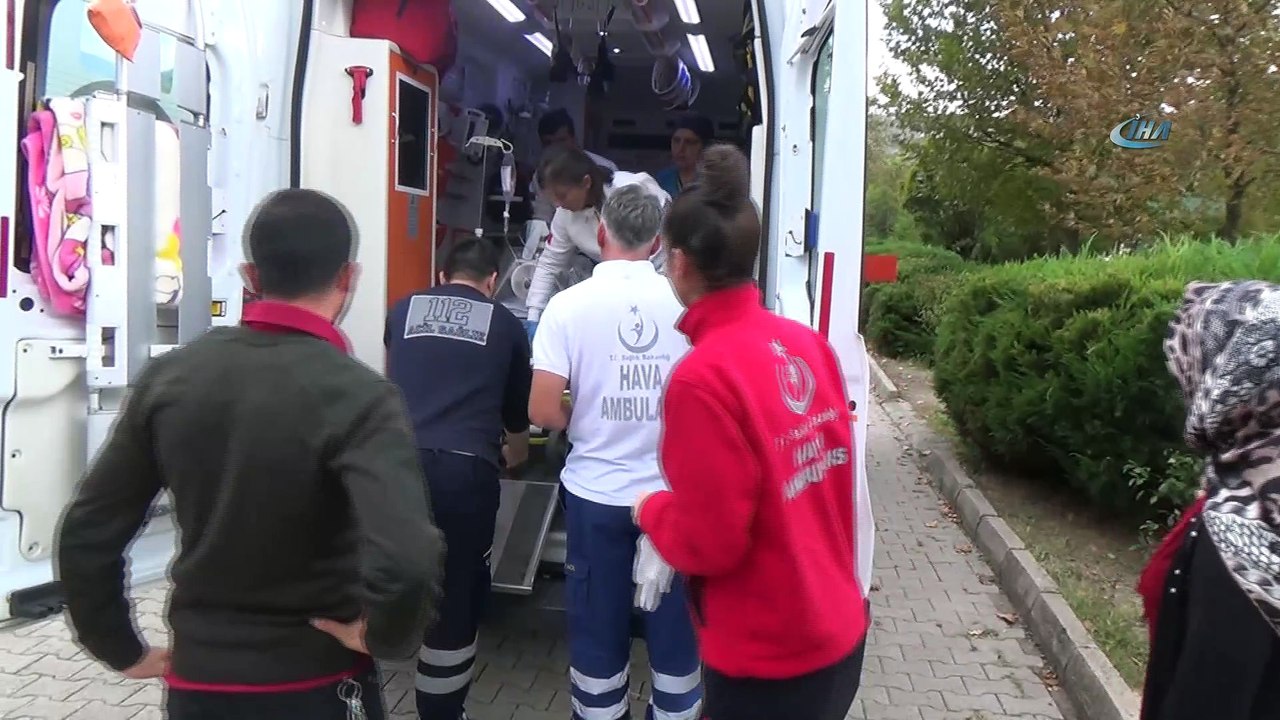 Ambulans helikopter 43 günlük Yılmaz bebek için havalandı