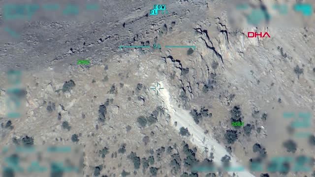 Irak'ın Kuzeyinde Terör Yuvaları Böyle Vuruldu