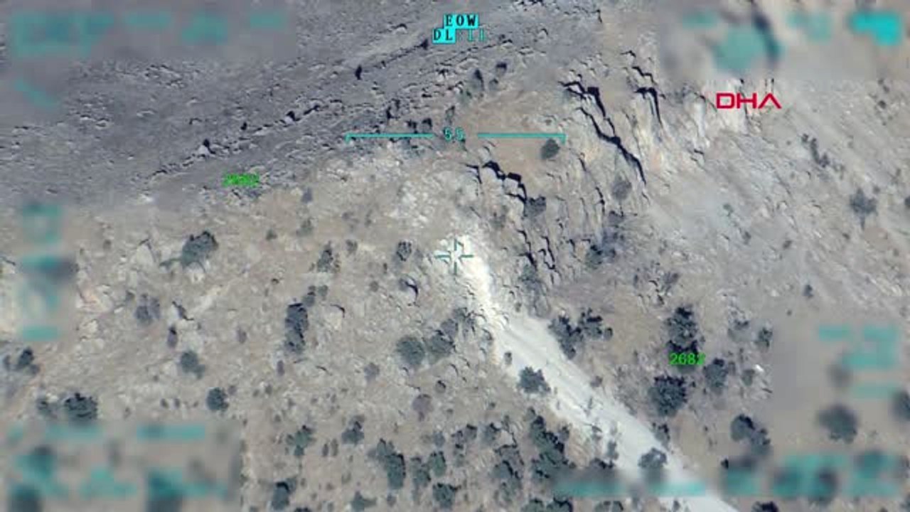 Irak'ın Kuzeyinde Terör Yuvaları Böyle Vuruldu