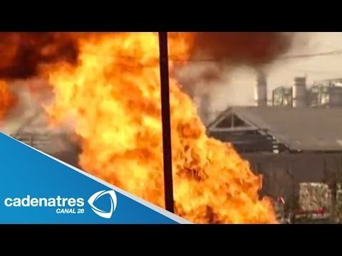 ¡¡¡IMPRESIONANTE!!! Explota ducto de Pemex en Guanajuato