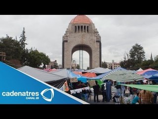 No hay violación en el repliegue de la CNTE del Monumento a la Revolución