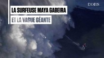 La surfeuse Maya Gabeira défie une vague géante et entre au Livre Guinness des records