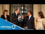 Clase política, empresarios y diplomáticos asisten a gala por visita de Enrico Letta