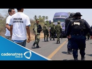 Detalles de las acciones de seguridad que se implementan en Michoacán