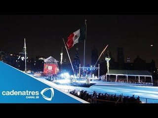 Pista de hielo del Zócalo esta abierta hasta el domingo