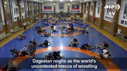 Fighters find wrestling mecca in Russia's Dagestan